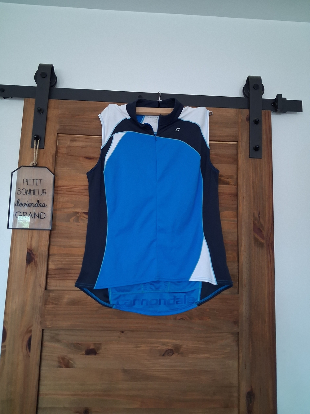 Cannondale Sleeveless Cycling Tank with Black & White Panels